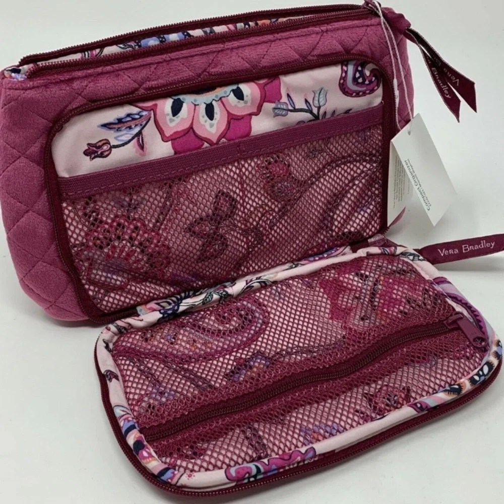 Vera Bradley Majestic Magenta Compact Organizer - cosmetic and toiletry bag